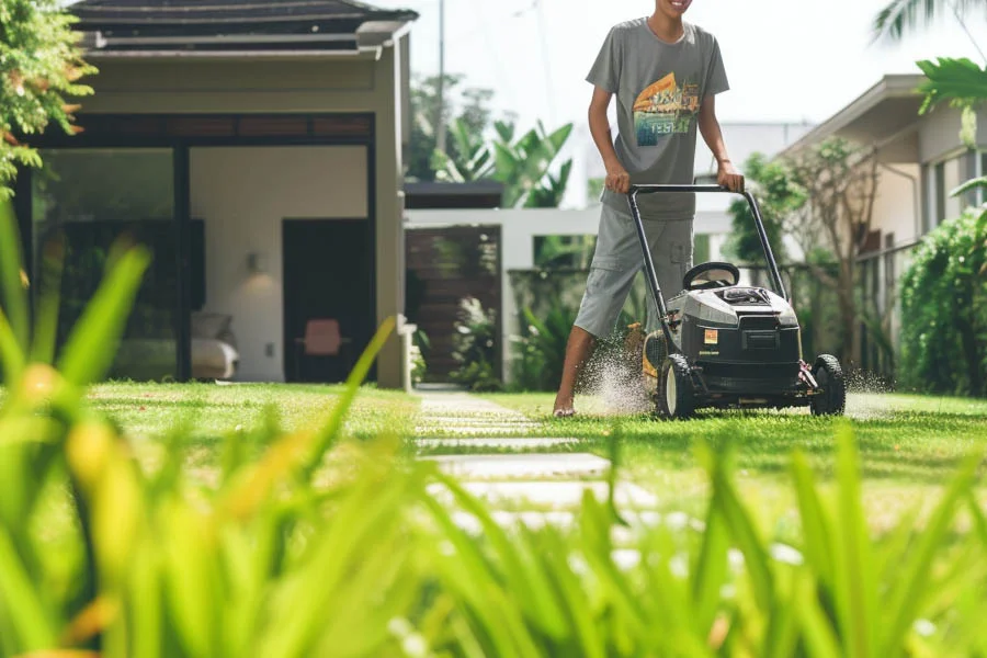 most powerful electric lawn mower