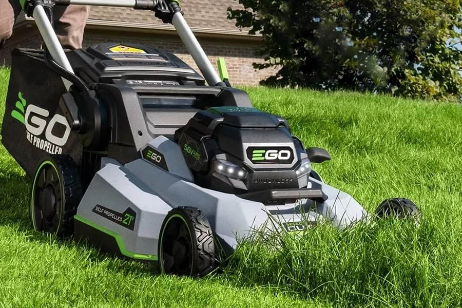 electric walk behind lawn mowers